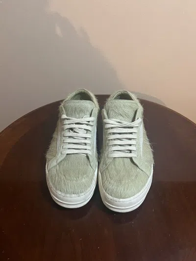 Pre-owned Rick Owens Vintage Low Top Sneakers In Green