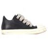 Rick Owens Hollywood Jumbolaced Sneakers In Black