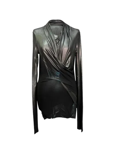 Pre-owned Rick Owens Vintage Magnetic Long-sleeve Top In Black