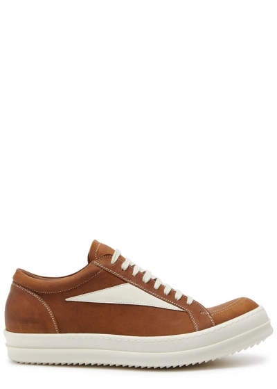 Rick Owens Vintage Nubuck Sneakers In Brown