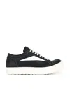 Rick Owens Vintage Sneaks Sneaker In Black & Milk