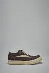Rick Owens Suede And Leather Sneakers In Brown