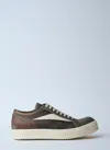 Rick Owens Hollywood Vintage Sneakers Dust And Milk In Khaki