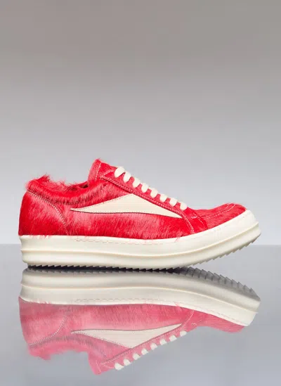 Rick Owens Vintage Trainers In Red
