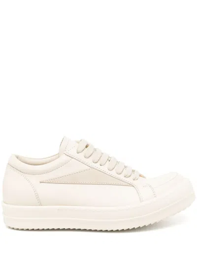 Rick Owens Vintage Sneakers In Cream