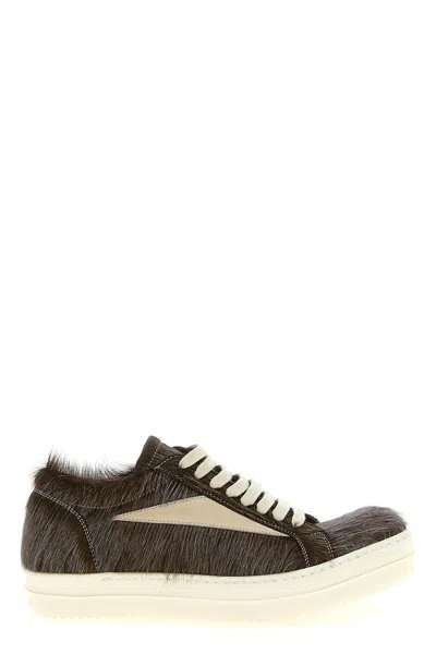 Rick Owens 'vintage Sneaks' Sneakers In Green