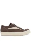 Rick Owens Sneakers Low-top Concordians Runway Vintage In Suede Leather In Brown