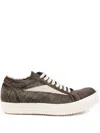 Rick Owens Hollywood Vintage Sneakers Dust And Milk In Brown