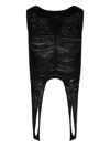 Rick Owens Virgin Wool Crop Top