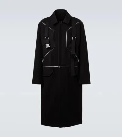 Rick Owens Virgin Wool Coat In Black