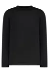 Rick Owens Virgin Wool Crew-neck Sweater In Black