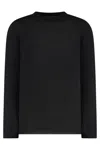 Rick Owens Virgin Wool Crew-neck Sweater In Black