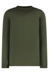 Rick Owens Virgin Wool Crew-neck Sweater In Green