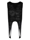 Rick Owens Virgin Wool Crop Top
