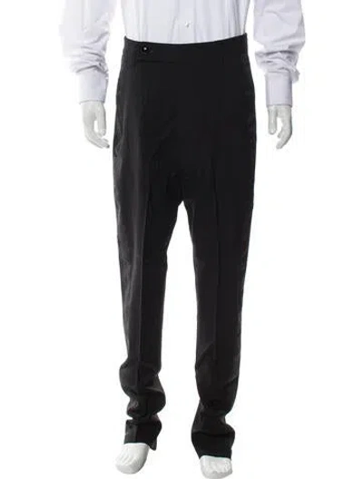 Pre-owned Rick Owens Virgin Wool Dress Pants In Gray
