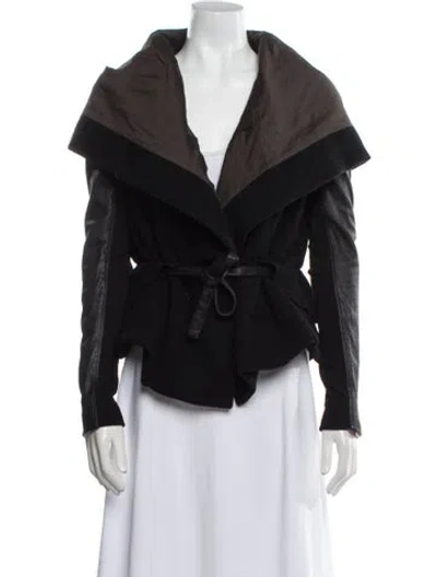 Pre-owned Rick Owens Virgin Wool Evening Jacket In Black