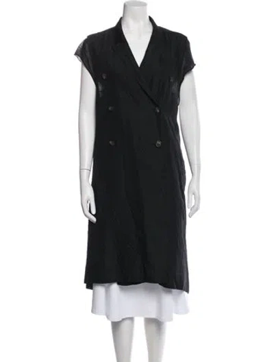 Pre-owned Rick Owens Virgin Wool Jacket In Black