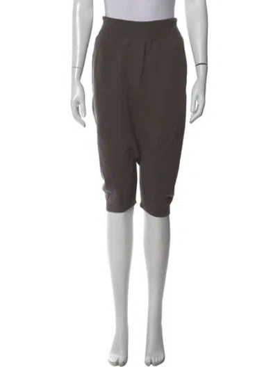 Pre-owned Rick Owens Virgin Wool Knee-length Shorts In Gray