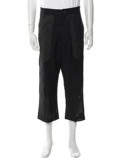 Pre-owned Rick Owens Virgin Wool Pants In Black