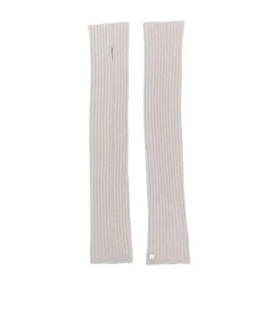 Rick Owens Virgin Wool Sleeves In White