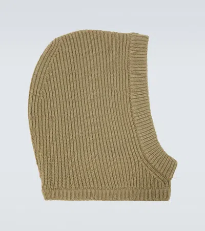 Rick Owens Virgin Wool Snood In Brown