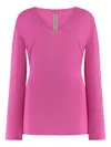 Rick Owens Toga Virgin Wool Sweater In Pink