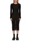 RICK OWENS VISCOSE DRESS