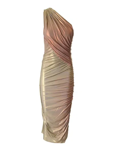 RICK OWENS VISCOSE MIDI DRESS