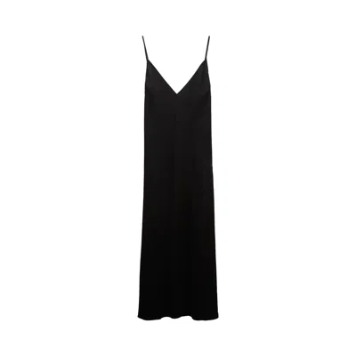 Pre-owned Rick Owens Viscose Slip Dress 'back' | Black | Women's Size 38