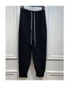 Rick Owens Waist Drawstring Casual Pants In Black