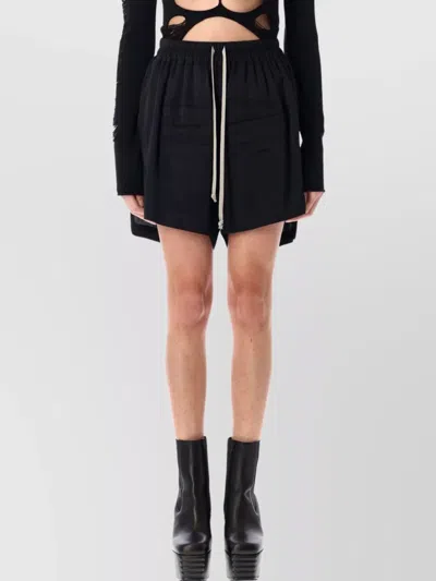 RICK OWENS WAISTBAND HIGH WAIST RELAXED FIT SIDE SLITS