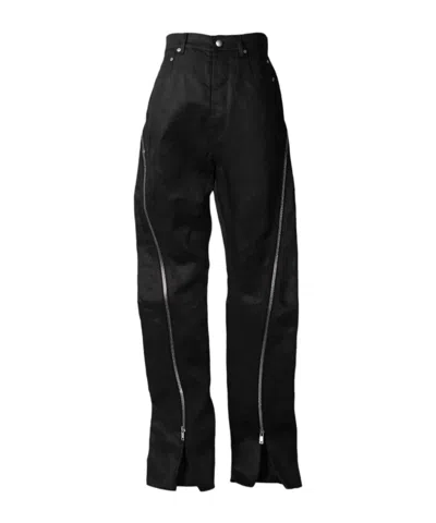 Rick Owens Waistband Loop Casual Pants In Black