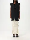 Rick Owens Waistcoat  Woman Color Black In Black