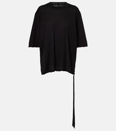 Rick Owens Walrus Cotton Jersey T-shirt In Black