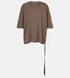 Rick Owens Drkshdw Tommy Cotton Jersey T-shirt In Grey