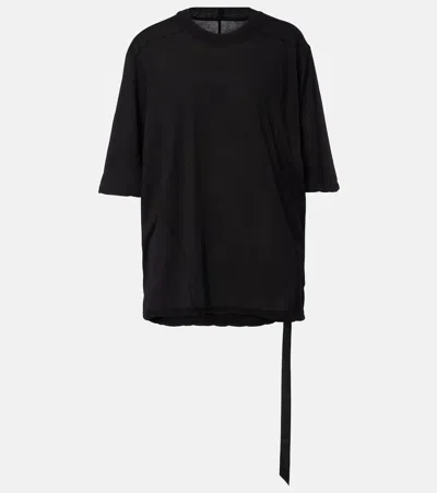 Rick Owens Walrus Oversized Cotton Jersey T-shirt In Black