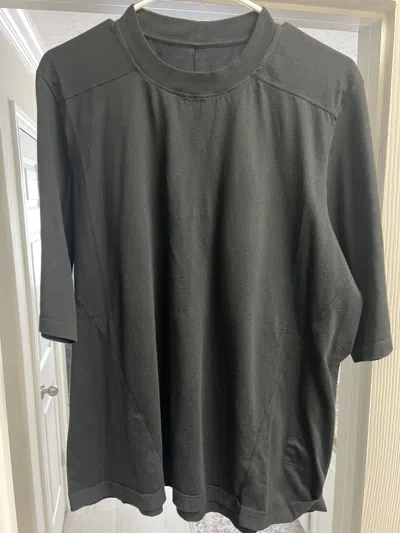 Pre-owned Rick Owens Walrus Tee Drkshdw In Black
