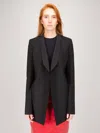 Rick Owens Walrus Tux Jacket In Black