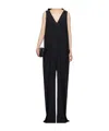 Rick Owens Walrus Wide-leg Crepe Jumpsuit In Black