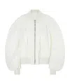 Rick Owens Shell Bomber Jacket In White
