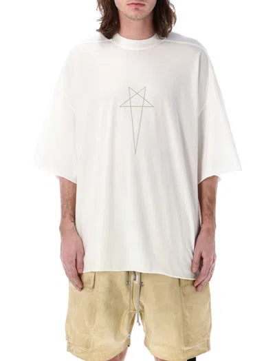 Rick Owens White Crewneck T-shirt