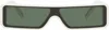 Rick Owens White Hollywood Geth Sunglasses In 0875 Pearl/forest