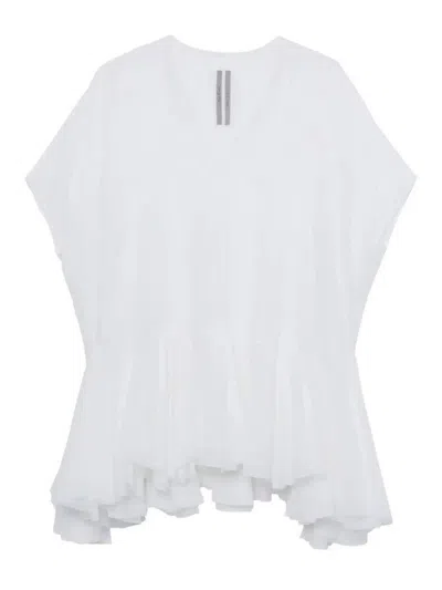 Rick Owens White Mini Dress