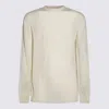 Rick Owens Ribbed Crewneck Sweater With Long Sleeves In Dinge