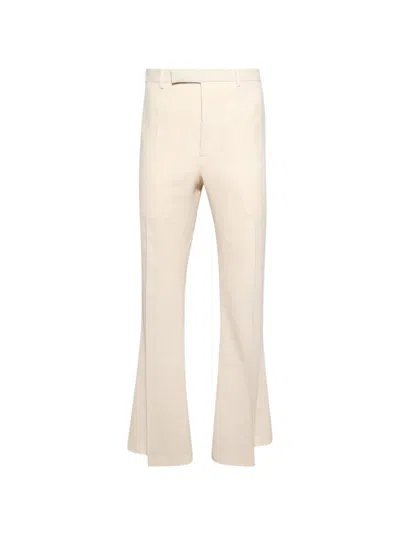 Rick Owens Wide Astaires Pants Dinge In Neutrals