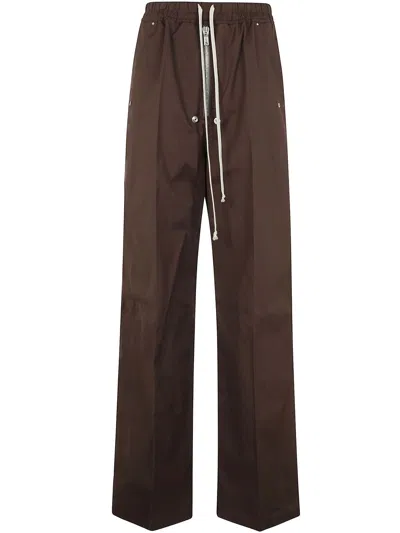 Rick Owens Wide Bela Pants In Red