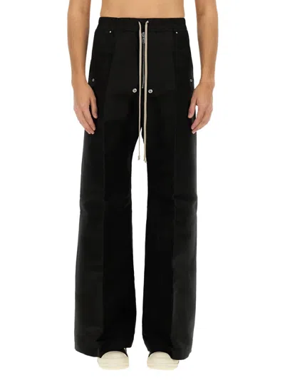Rick Owens Wide Bela Pants In Brown