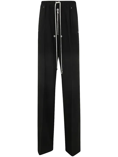Rick Owens Wide Bela Pants In Black  