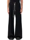 Rick Owens Drawstring Dietrich Pants Elastic Waistband In Black