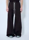 Rick Owens Wide Bela Pants In Brown